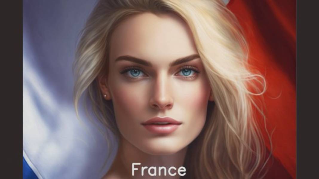 Yapay zekaya "Ülkeler güzel kadınlar olsaydı nasıl görünürlerdi?" diye sordular; işte sonuç! 66